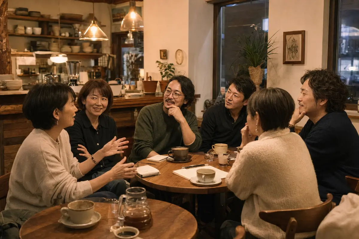LLC CAFE에서 일본어 이야기를 나누는 소규모 모임